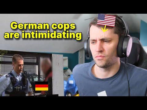 American reacts to Police in Germany