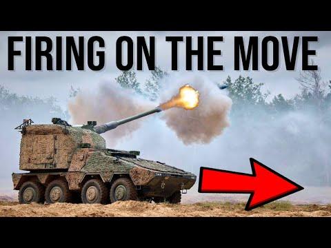 The RCH-155 Self-Propelled Artillery System | 155mm FIRING ON THE MOVE!